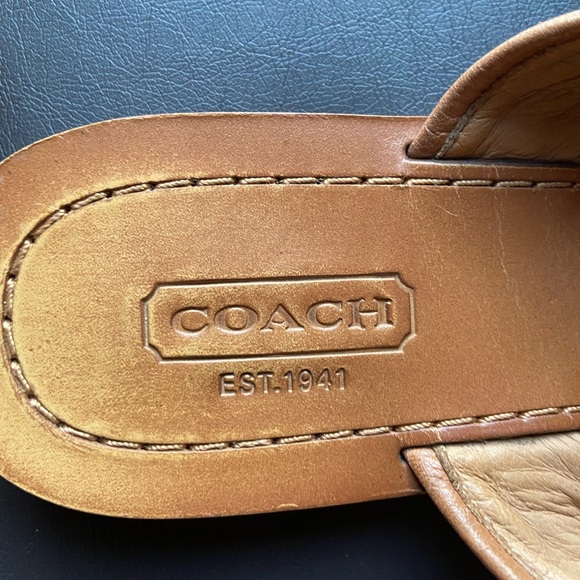Coach “Sheena” leather tassel sandals - Picture 4 of 8